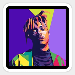 Hip hop juicee wrld WPAP pop art Sticker